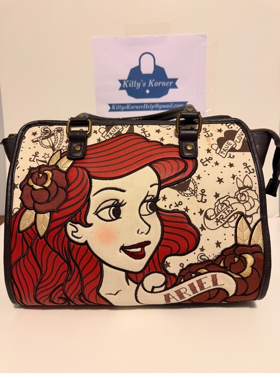 Disney Handbags - Loungefly Disney Little Mermaid Ariel True Love Tattoo Tote Bag